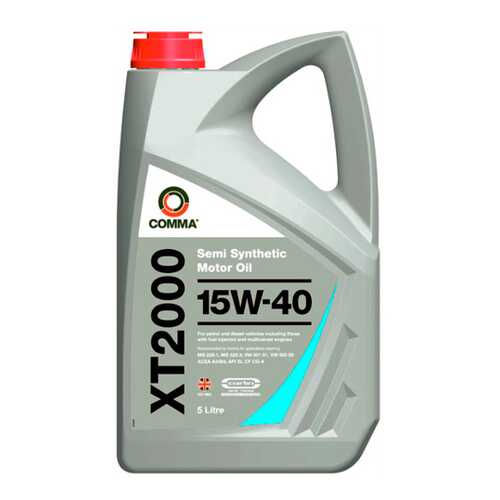 Масло моторное 15W40 COMMA 5л полусинтетика XT2000 COMMA арт. XT25L