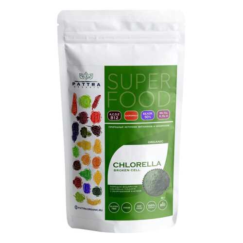 Хлорелла Pattra Organic Broken Сell порошок 50 г