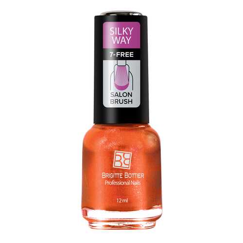 Лак для ногтей Brigitte Bottier Silky Way тон 573 оранжевый, 12мл