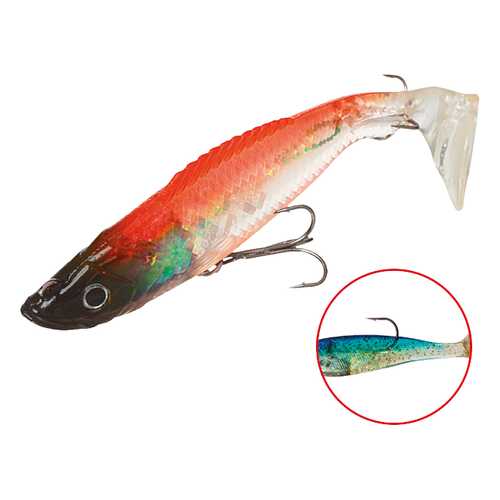 Виброхвост оснащенный Mikado Crystal Fish WXH-59 10 см, 64, 2 шт.