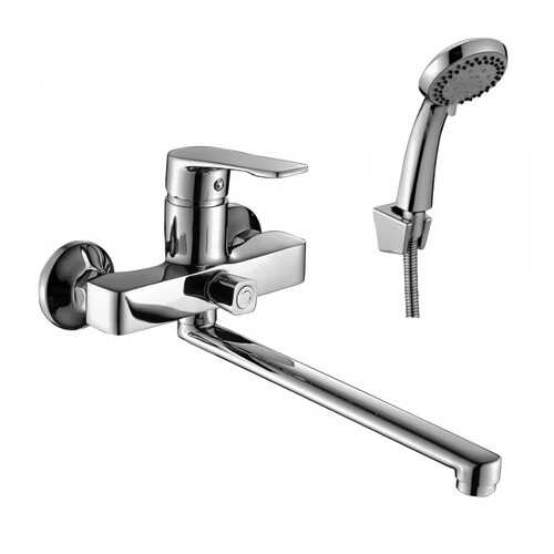 Смеситель Decoroom DR39043 одноручный универсальный с поворотным изливом 35 см., хром