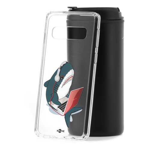 Чехол Samsung Galaxy S10 Kruche Print Акула