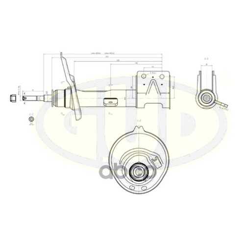 Амортизатор подвески G.U.D GSA333768