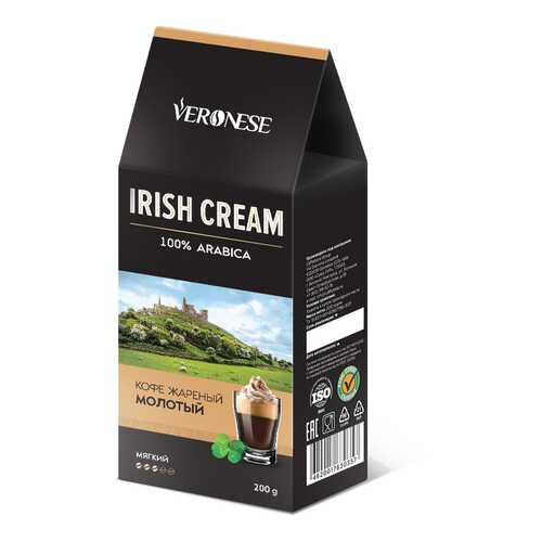Кофе молотый ароматизированный Veronese Irish Cream 200 г