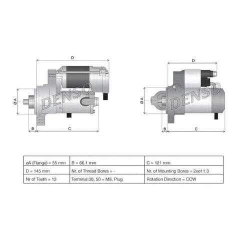 Стартер Denso DSN929