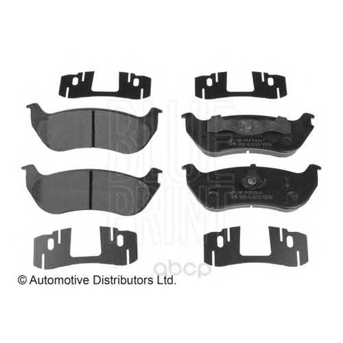 Колодки тормозные задние jeep cherokee 01-07/wrangler 02- Blue Print ADA104238
