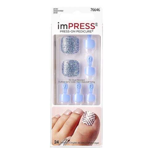 Накладные ногти Kiss Impress Toe Nails BIPT014C 30 шт.