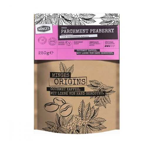 Кофе Minges Origins India Parchment Peaberry в зернах 250 г