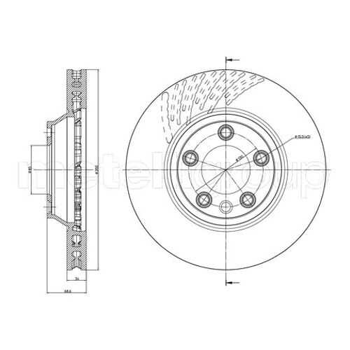 Тормозной диск METELLI 23-0882C