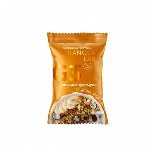 Завтрак готовый гранола Ореховая формула Granola.Lab 60 г