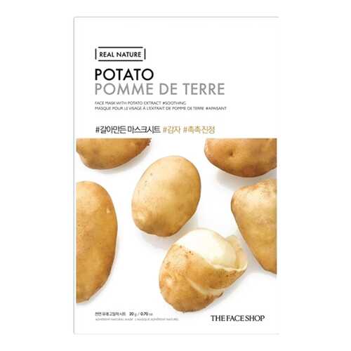 Маска для лица The Face Shop Real Nature Face Mask Sheet Snow Potato 30 г