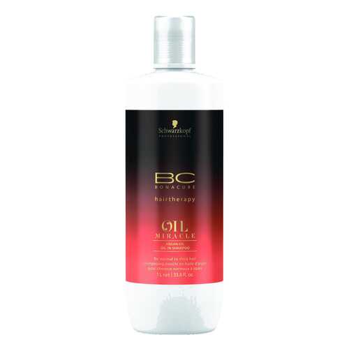 Шампунь Schwarzkopf Professional Bonacure Oil Miracle, 1000мл, для жёстких и толстых волос