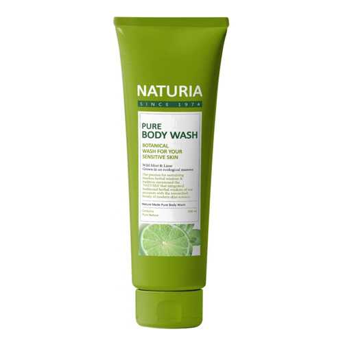 Гель NATURIA PURE BODY WASH Wild Mint&Lime 100 мл