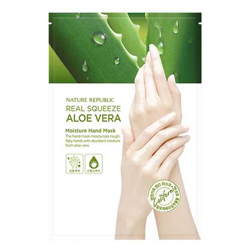 Маска для рук Nature Republic Real Squeeze Aloe Vera Moisture Hand Mask 16 мл