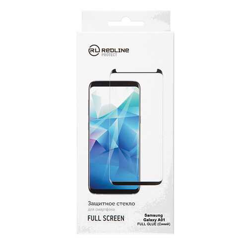 Защитное стекло для смартфона Red Line для Samsung Galaxy A01, Full Screen TG FG Blue