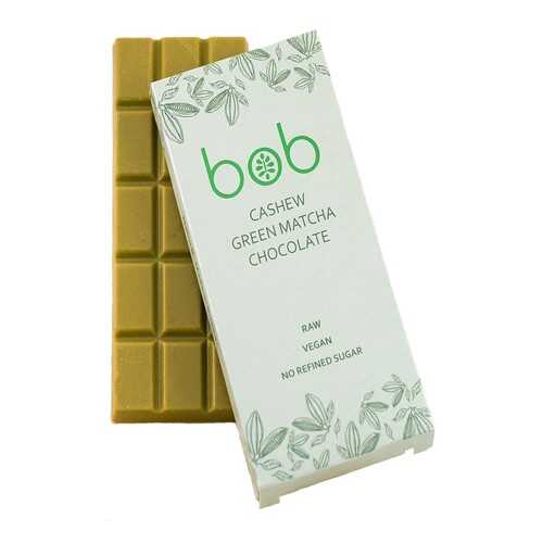 Шоколад BOB с зеленым чаем матча на кешью и зеленой гречке 50 г
