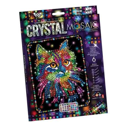 Мозаики Danko Toys CRM-01-02 Crystal Mosaic Кот