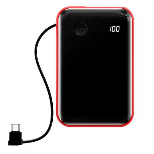 Внешний аккумулятор Baseus Mini S Digital Display Type-C 10000 мАч Red