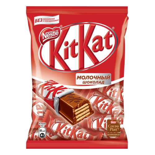 Молочный шоколад Kit Kat с хрустящей вафлей 169 г