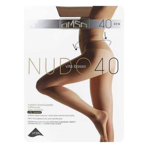 Колготки Omsa NUDO 40 VITA BASSA / Caramello (Телесный) / 2 (S)