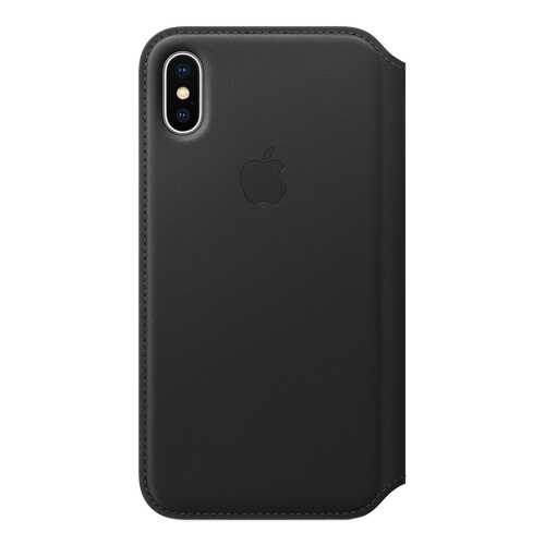 Чехол-книжка Apple Leather Folio Cosmos Black для iPhone X