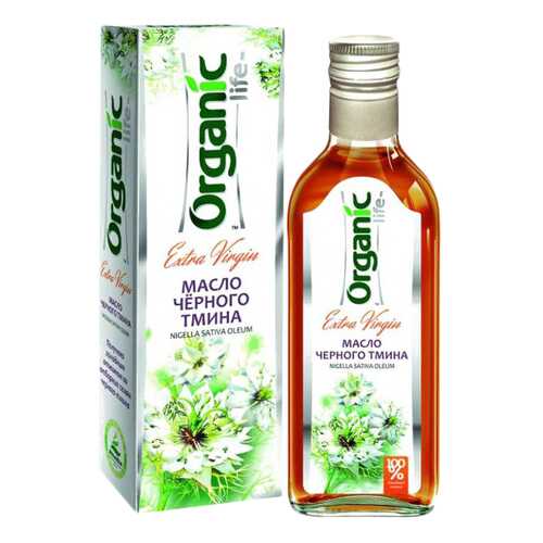 Масло тминное пищевое Organic Life нерафинированное 250 мл