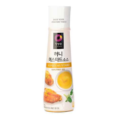 Соус Daesang Горчичный с мёдом к куриным крылышкам и мясу на гриле, 320 г, Южная Корея