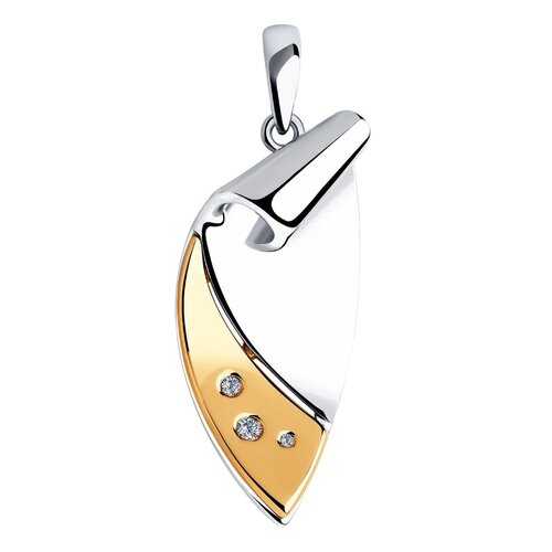 Подвеска SOKOLOV из золота и серебра с бриллиантами 1930004