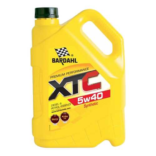 Моторное масло Bardahl XTC 5W-40 5л