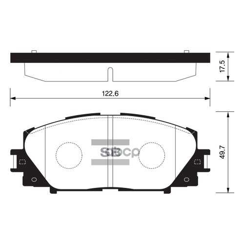 Комплект тормозных колодок Sangsin brake SP1377