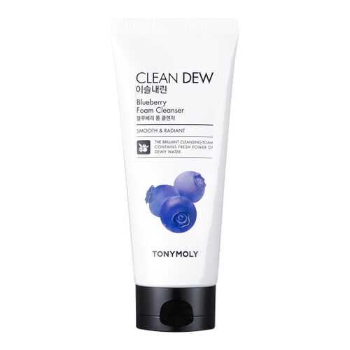 Пенка для умывания Tony Moly Clean Dew Blueberry Foam Cleanser 180 мл