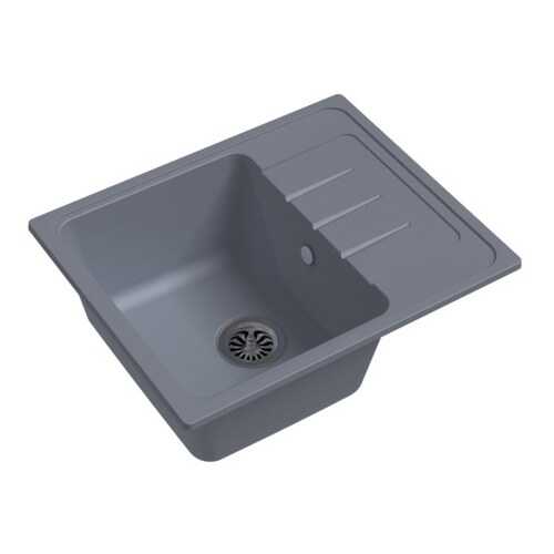 Кухонная мойка Ewigstein кварц Elegant 45F серый металлик