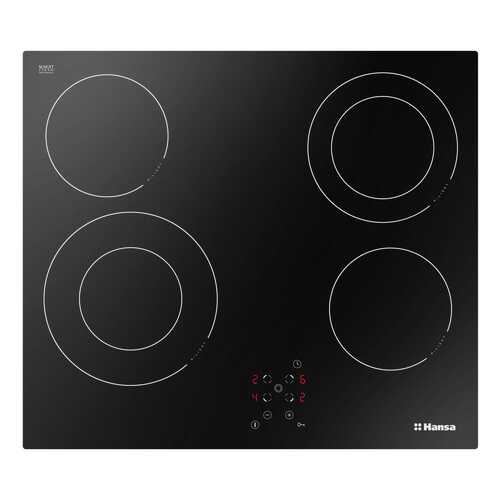 Встраиваемая варочная панель электрическая Hansa BHC96506 Black
