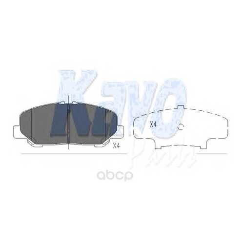 Колодки тормозные kavo parts KBP9101