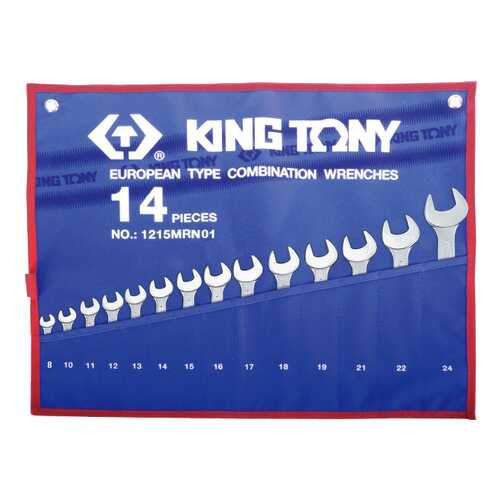 Набор комбинированных ключей KING TONY 8-24 мм 14 предметов 1215MRN01