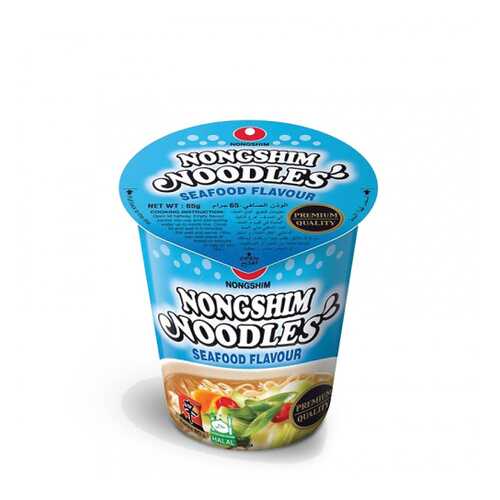 Лапша быстрого приготовления Nongshim с морепродуктами стакан 65 г