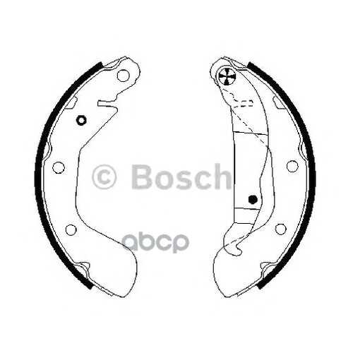 Комплект тормозных колодок Bosch 0986487614